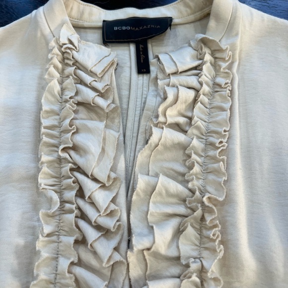 Wilfred Cream Ruffle Blazer - Picture 2 of 10